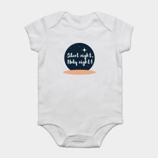 Silent night, holy night! Baby Bodysuit